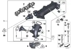прокладка двигателя!\ BMW F20/F21 11 61 8 511 917
