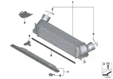 17517798485 Пружинная скоба ! \BMW 1' E81, E82, E87 LCI, E88, 3' E90, E91, E92, E93, 5' E60, E61, X1