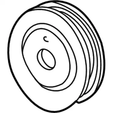 32421736934 ременный шкив !D=105MM \BMW 5' E34, E39, 7' E32, E38, 8' E31