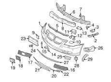 Решетка Л Бок 51117178097 BMW
