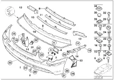 Решетка П Бок !ACC \BMW 7' E65, E66, E67 51 11 7 056 096