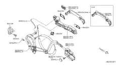 Ручка двери NISSAN 80670-JM00A