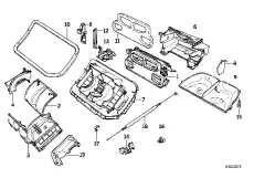 Скоба !50 \BMW 3' E36 64 11 8 390 714
