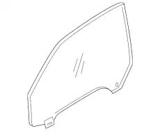 Стекло двери т.зел. Л Пд 51337145921 BMW
