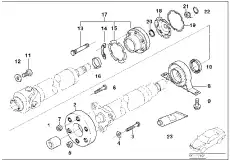 26117542264 Стяжная лента !D=34MM \BMW 1' E82, 3' E36, E46, E90, LCI, E92, E93, 5' E34, E39, E60, E6