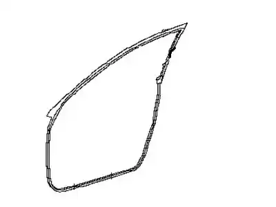 Уплотнитель двери NISSAN 80831-3KA0C