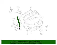 Уплотнитель двери NISSAN 90823-1AB0A