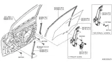 Стеклоподъемник  NISSAN 80385-ED000