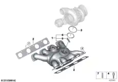 Прокладка коллектора BMW 11 62 7 589 088