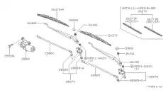 Щетка стеклоочистителя 28895-89903 NISSAN