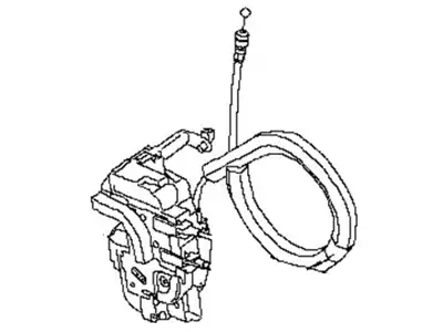 80500-CB80B ЗАМОК ДВЕРИ NISSAN
