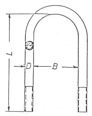 Стремянка М24/100(124)х292 BPW 98558292 SCHOMACKER