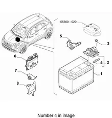  10402390 Предохранитель плавкий FIAT 50А