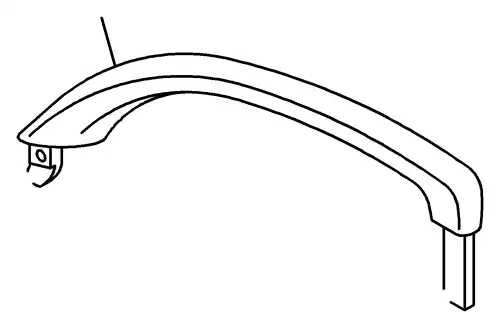 Ручка двери ISUZU 8974053162