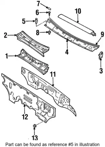 8942421500 Клипса ISUZU