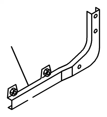Кронштейн подкрылка 8980013142 ISUZU