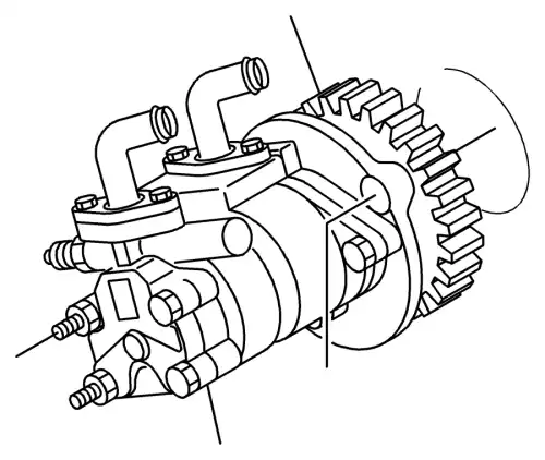 Насос гидроусилителя руля ISUZU 8980550072
