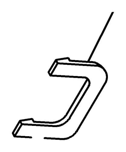 Ручка двери ISUZU 8974094770