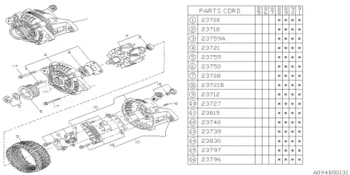 диодный мост Mits 23830AA030 SUBARU