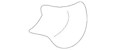  ФИКСАТОР МОЛДИНГА ДВЕРИ 877572D000 HYUNDAI