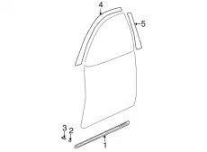  ФИКСАТОР МОЛДИНГА ДВЕРИ 877572D000 HYUNDAI