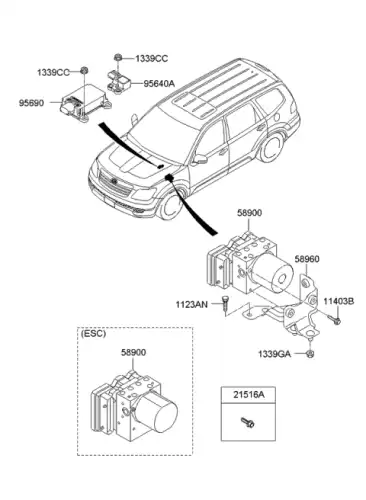 1123008166K БОЛТ М15 HYUNDAI