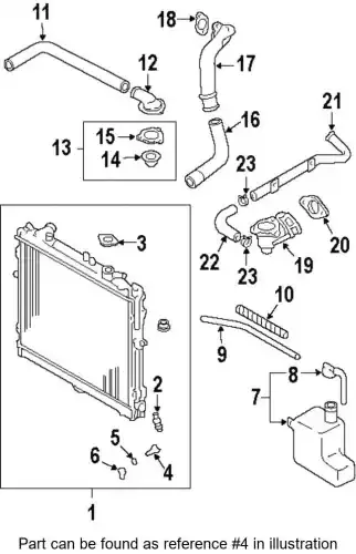 Крышка радиатора HYUNDAI / KIA 0FE6515203