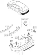 Пистон 0K2C0501A0 HYUNDAI