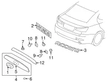 863001E000 Эмблема HYUNDAI
