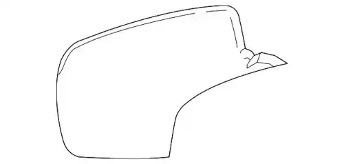 876112C060 Стекло зеркала ле MOBIS