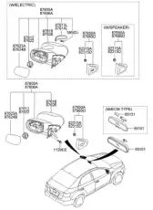 876241M005 УКАЗАТЕЛЬ ПОВОРОТА HYUNDAI