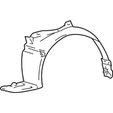 Подкрылок HYUNDAI / KIA 8681138000