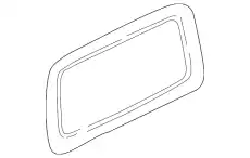 уплотнитель стекла багажной двери 8719126000YD HYUNDAI