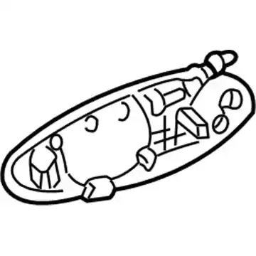 Ручка двери MOBIS 8266039000