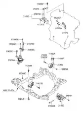 Опора двигателя 219102F010 HYUNDAI