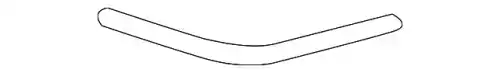 молдинг бампера / moulding assy-fr bpr s 865713D021 MOBIS