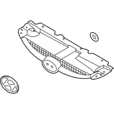 Решетка радиатора MOBIS 863502S100