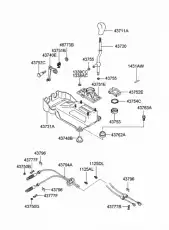 Трос КПП 4379425200 HYUNDAI
