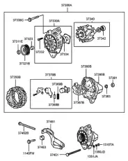 регулятор генератора в сборе 3737038300 HYUNDAI