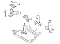 Опора двигателя 218301G250 HYUNDAI