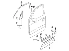 внешняя панель кузова 877242E000 HYUNDAI