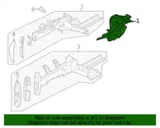 Ланжерон верх правый(HYUNDAI/KIA) 645201R300 MOBIS