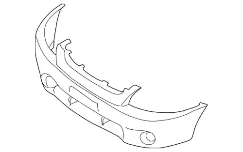 бампер 8651025210 HYUNDAI