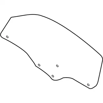 стекло двери 824212C000 HYUNDAI