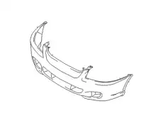 панель переднего бампера / cover assy-fr 8651025000 MOBIS