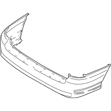 панель бампера/face-rr bumper 0K52Y50221XX MOBIS