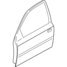 ДВЕРЬ ПЕРЕДНЯЯ ПРАВАЯ 760041G010 MOBIS