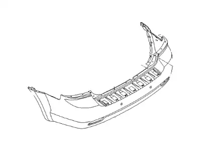 панель заднего бампера/cover-rr bumper 866113E520 MOBIS