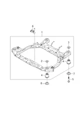 Подрамник 624001G200 HYUNDAI