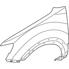 Крыло HYUNDAI / KIA 663212J010